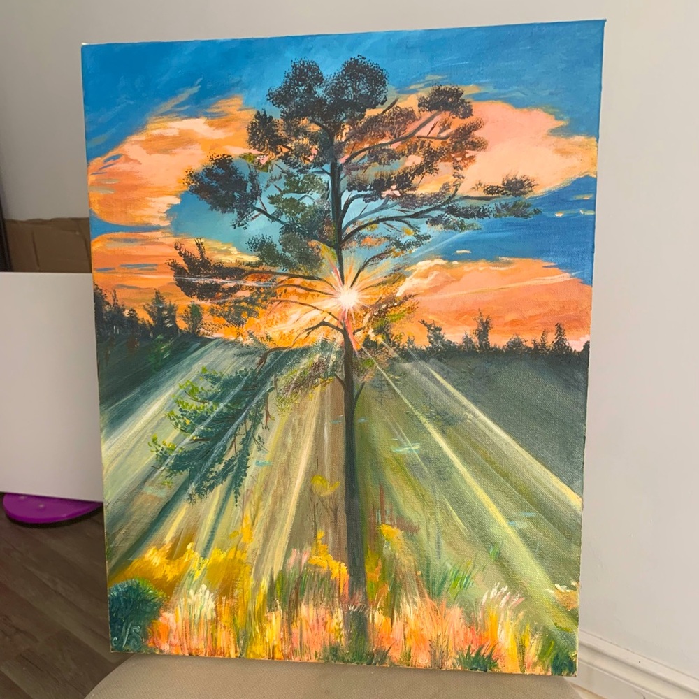 20”*16” original signed oil painting on canvas